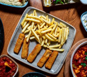 FISH FINGERS & CHIPS